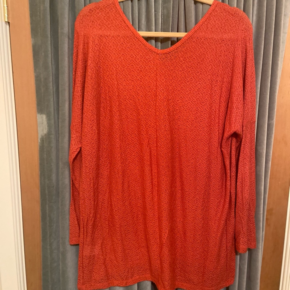 Burnt orange tunic